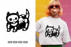 Skeleton Cat SVG Bundle - CraftNest - Digital Crafting and Art