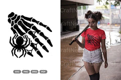 Skeleton Hand Halloween SVG Bundle - CraftNest - Digital Crafting and Art