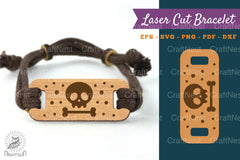 Skeleton Laser Cut Bracelet SVG Design Bundle - CraftNest - Digital Crafting and Art