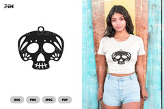 Skull Earring SVG Bundle - CraftNest - Digital Crafting and Art
