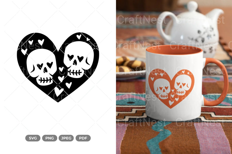 Skull Lovers SVG Bundle - CraftNest - Digital Crafting and Art