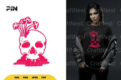 Skull and Mushroom SVG Bundle - CraftNest - Digital Crafting and Art