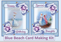 Blue Woman Card Making Clipart Bundle - CraftNest - Digital Crafting and Art