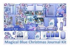 Blue Christmas Clipart Bundle - CraftNest - Digital Crafting and Art