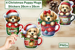 Puppy Mugs Clipart Bundle - CraftNest - Digital Crafting and Art