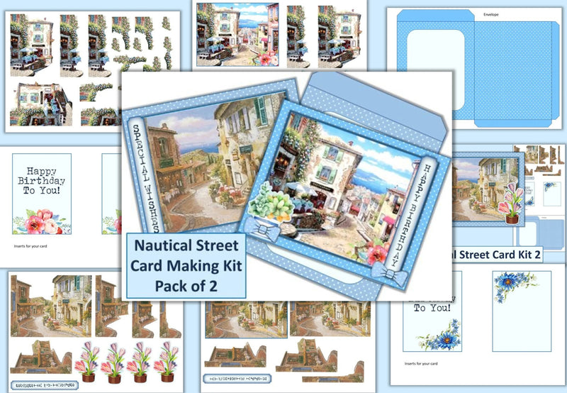 Nautical Card Making Junk Journal Kit - CraftNest - Digital Crafting and Art