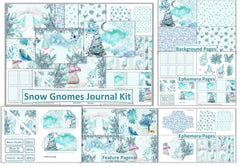 Snow Gnomes Junk Journal Clipart Bundle - CraftNest - Digital Crafting and Art