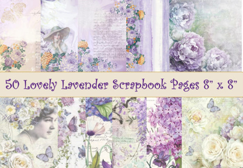 Lilac Papers and Junk Journal Clipart Bundle - CraftNest - Digital Crafting and Art