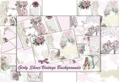 Girly Shoes Junk Journal Clipart Bundle - CraftNest - Digital Crafting and Art