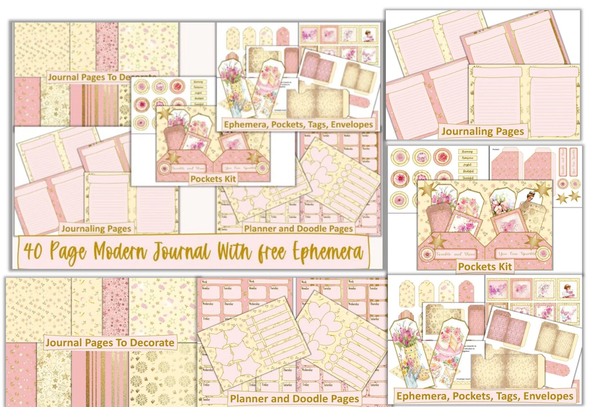 Modern Clipart Bundle - CraftNest - Digital Crafting and Art