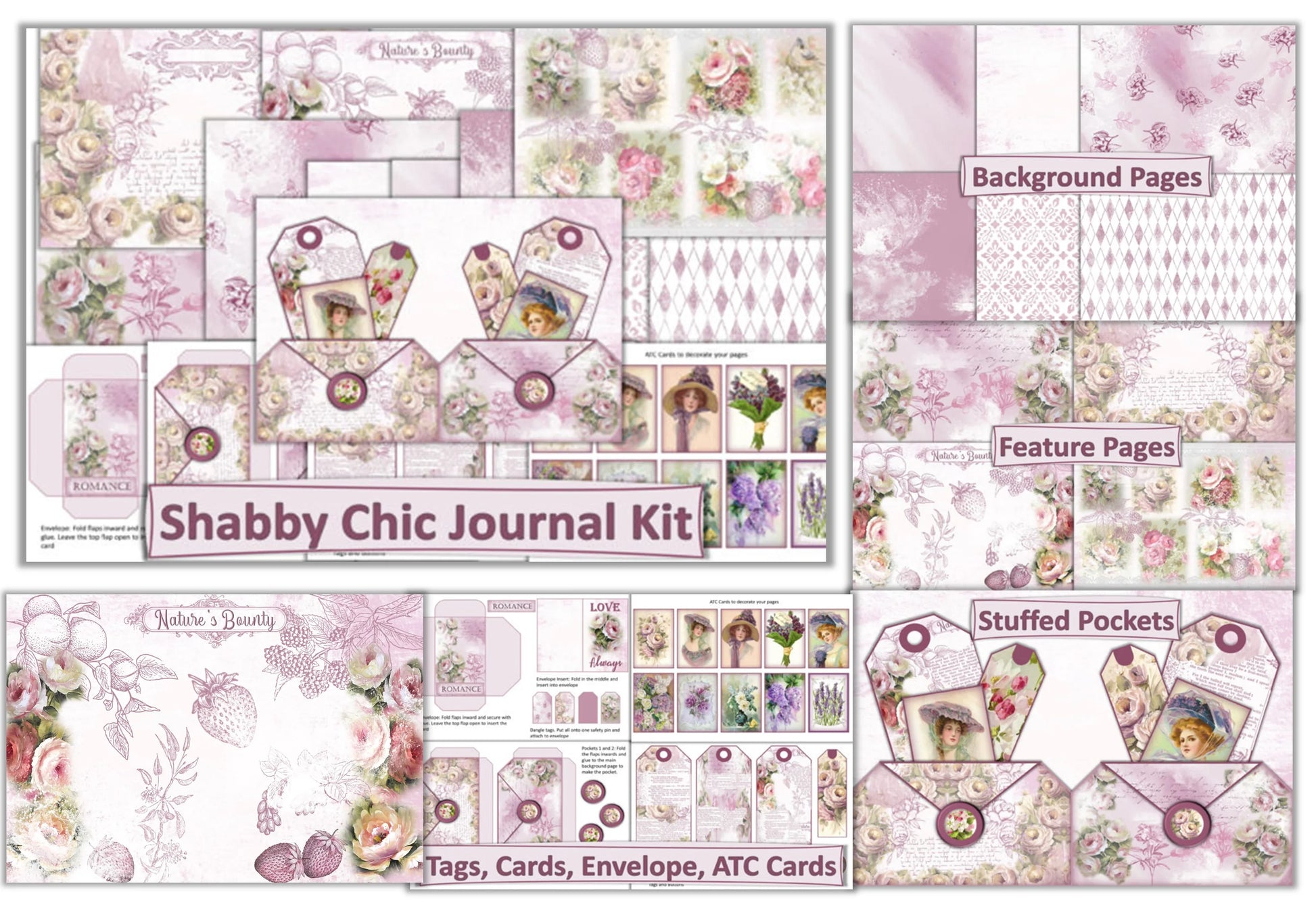 Shabby Chics Valentine's Clipart Bundle - CraftNest - Digital Crafting and Art