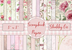 Shabby Chic Junk Journal Backgrounds Bundle - CraftNest - Digital Crafting and Art