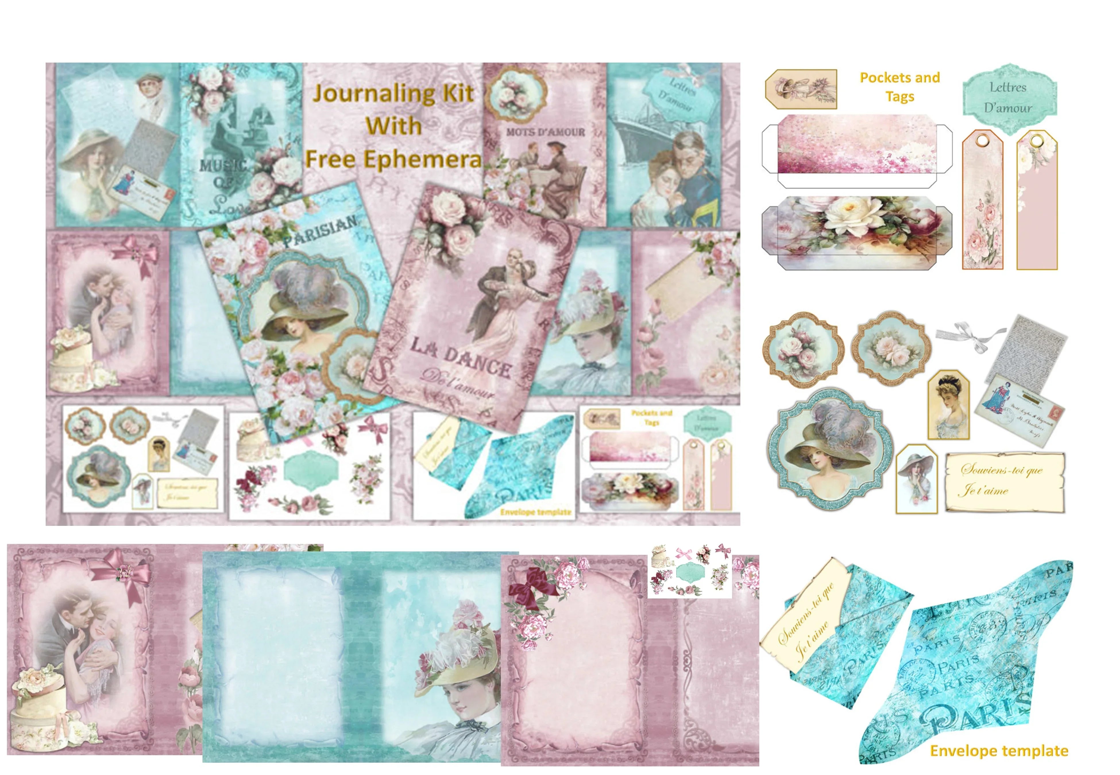 Vintage Victorian Clipart Bundle - CraftNest - Digital Crafting and Art
