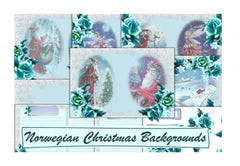 Christmas Norwegian Backgrounds - CraftNest - Digital Crafting and Art