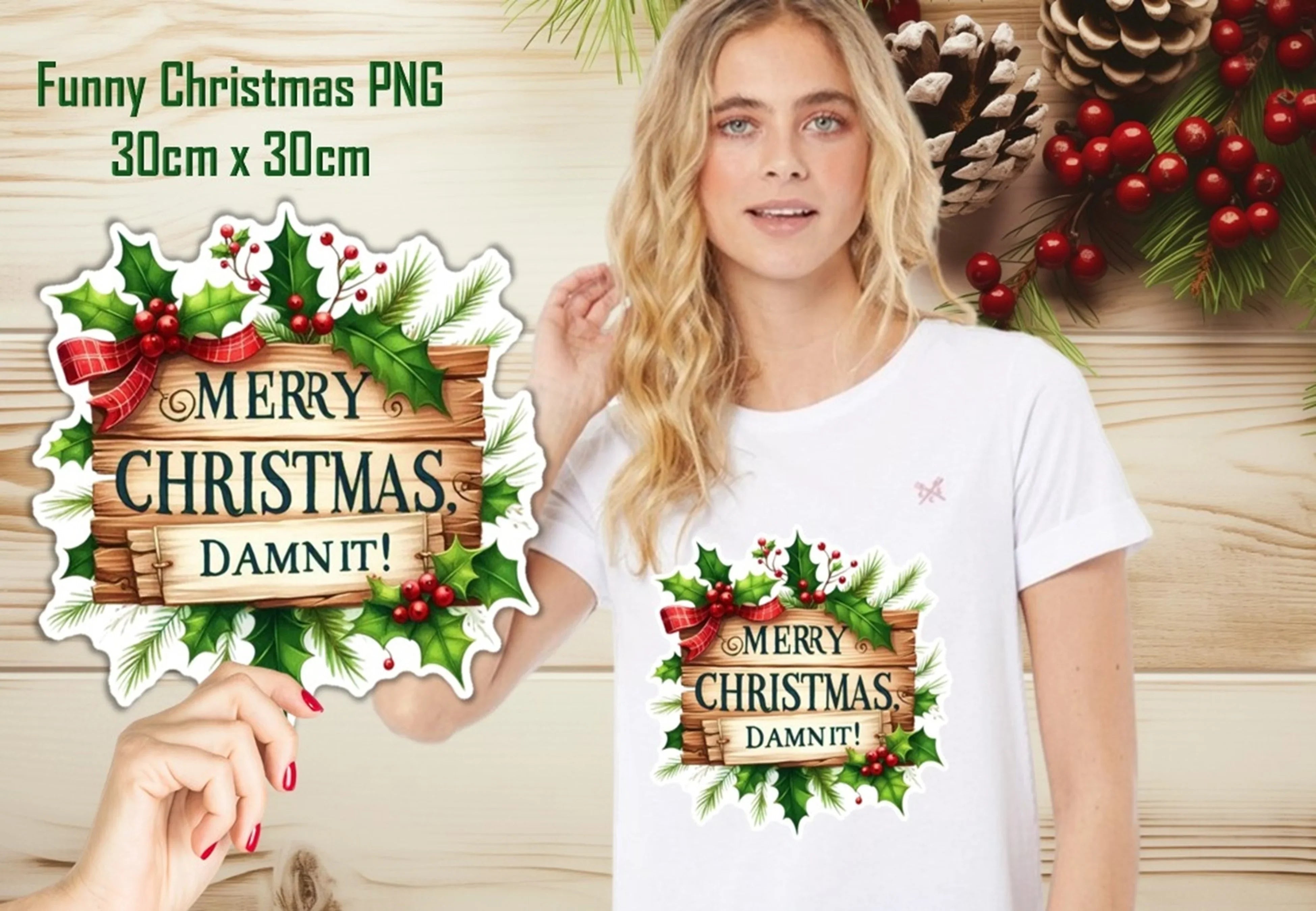 Christmas Sign Clipart Bundle - CraftNest - Digital Crafting and Art