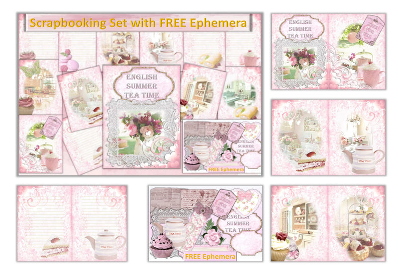 Tea Time Clipart Bundle - CraftNest - Digital Crafting and Art