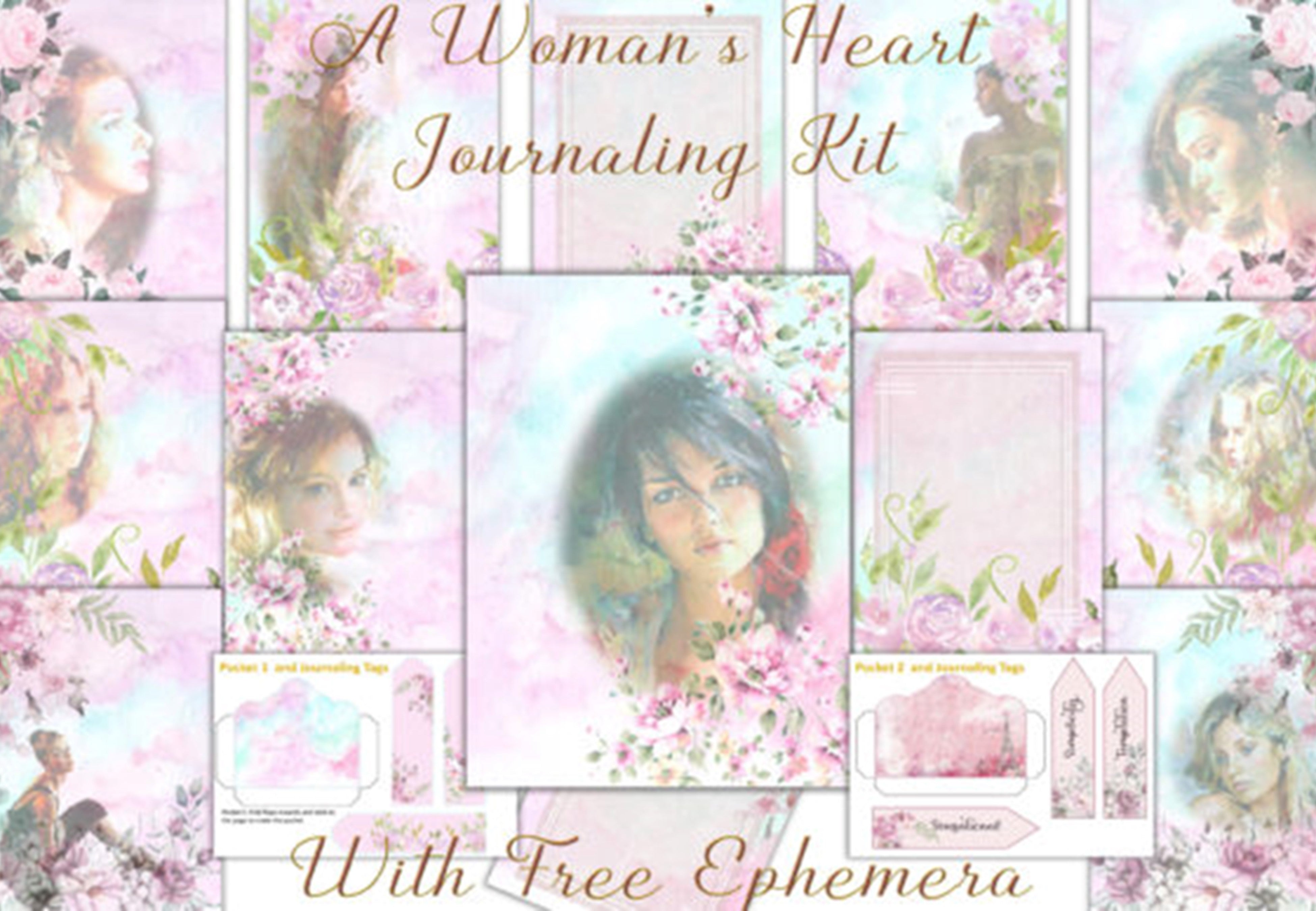 Women's Heart Clipart Bundle