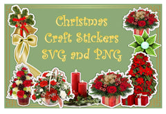 Christmas Stickers Clipart Bundle - CraftNest - Digital Crafting and Art