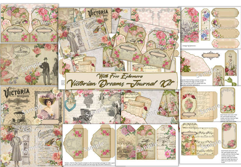 Vintage Victorian Clipart Bundle - CraftNest - Digital Crafting and Art