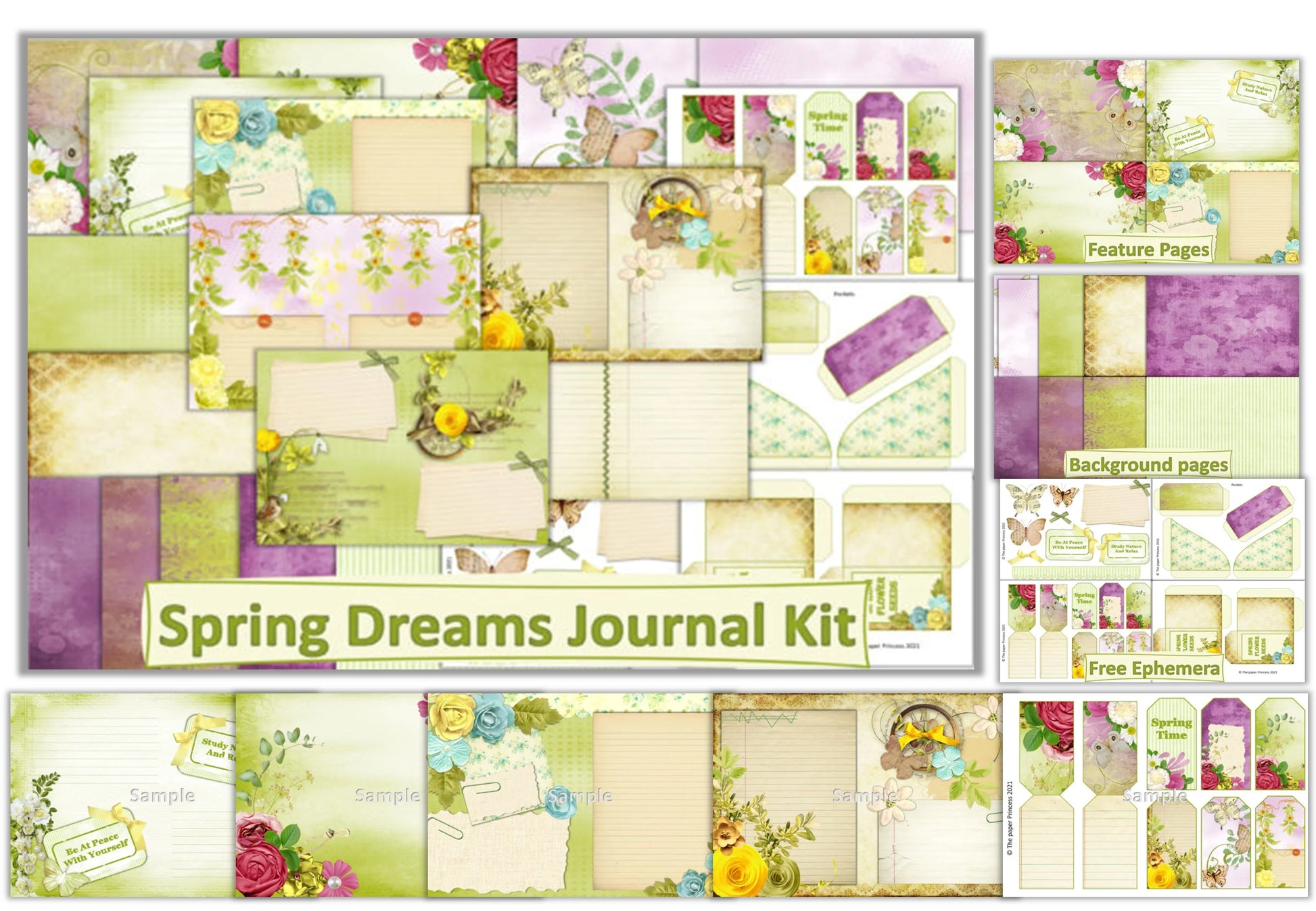 Spring Clipart Bundle - CraftNest - Digital Crafting and Art