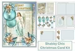 Christmas Card Making Shabby Clipart Bundle - CraftNest - Digital Crafting and Art