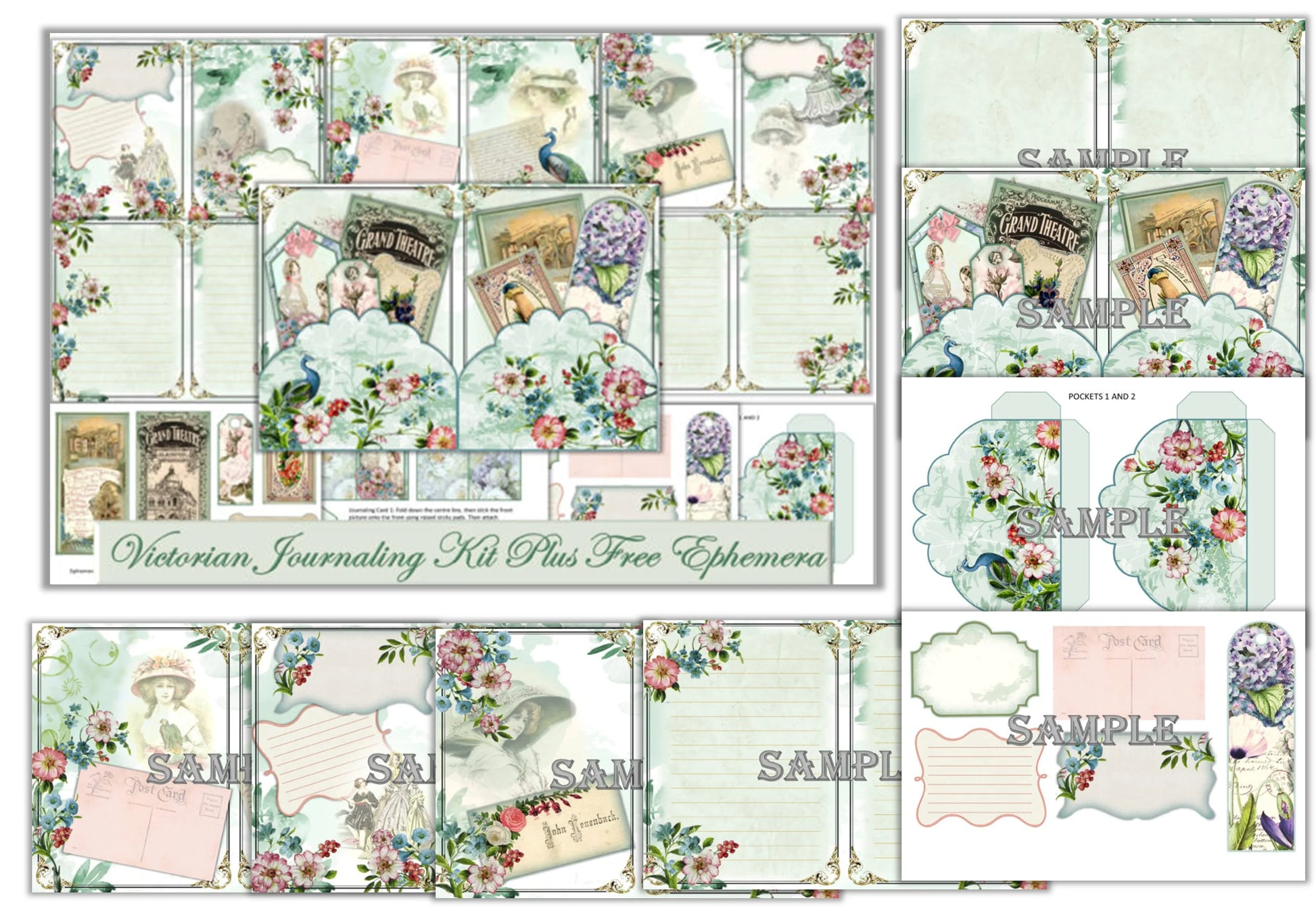 Victorian Free Clipart Bundle - CraftNest - Digital Crafting and Art
