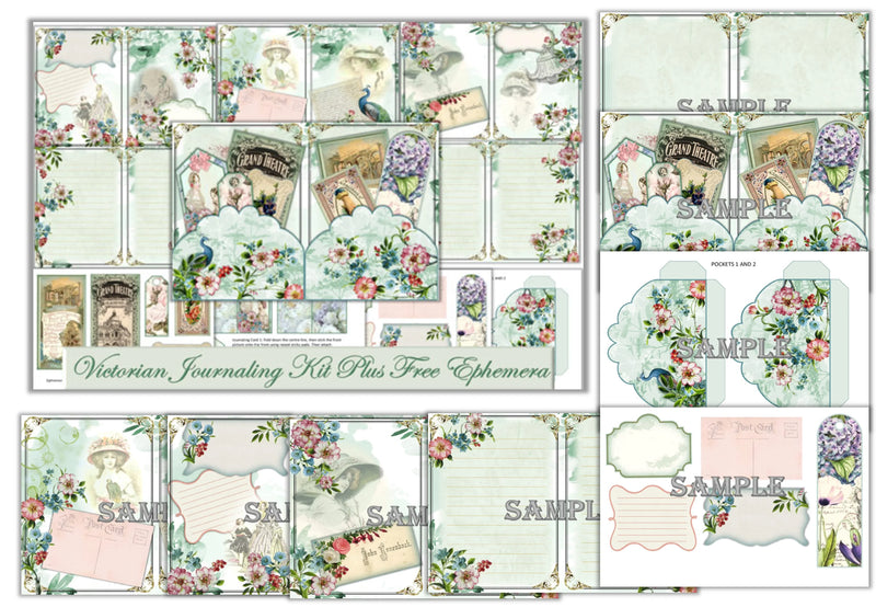 Victorian Free Clipart Bundle - CraftNest - Digital Crafting and Art