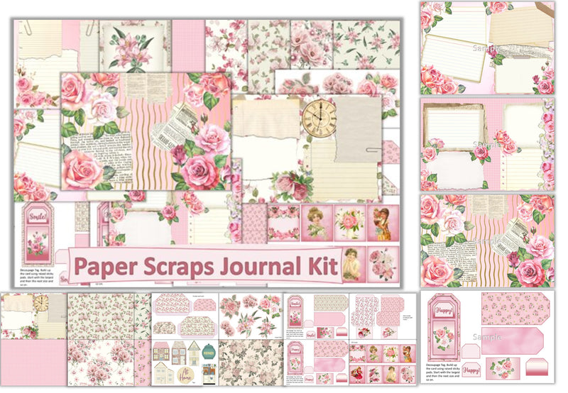 Scrap Junk Journal Clipart Bundle - CraftNest - Digital Crafting and Art