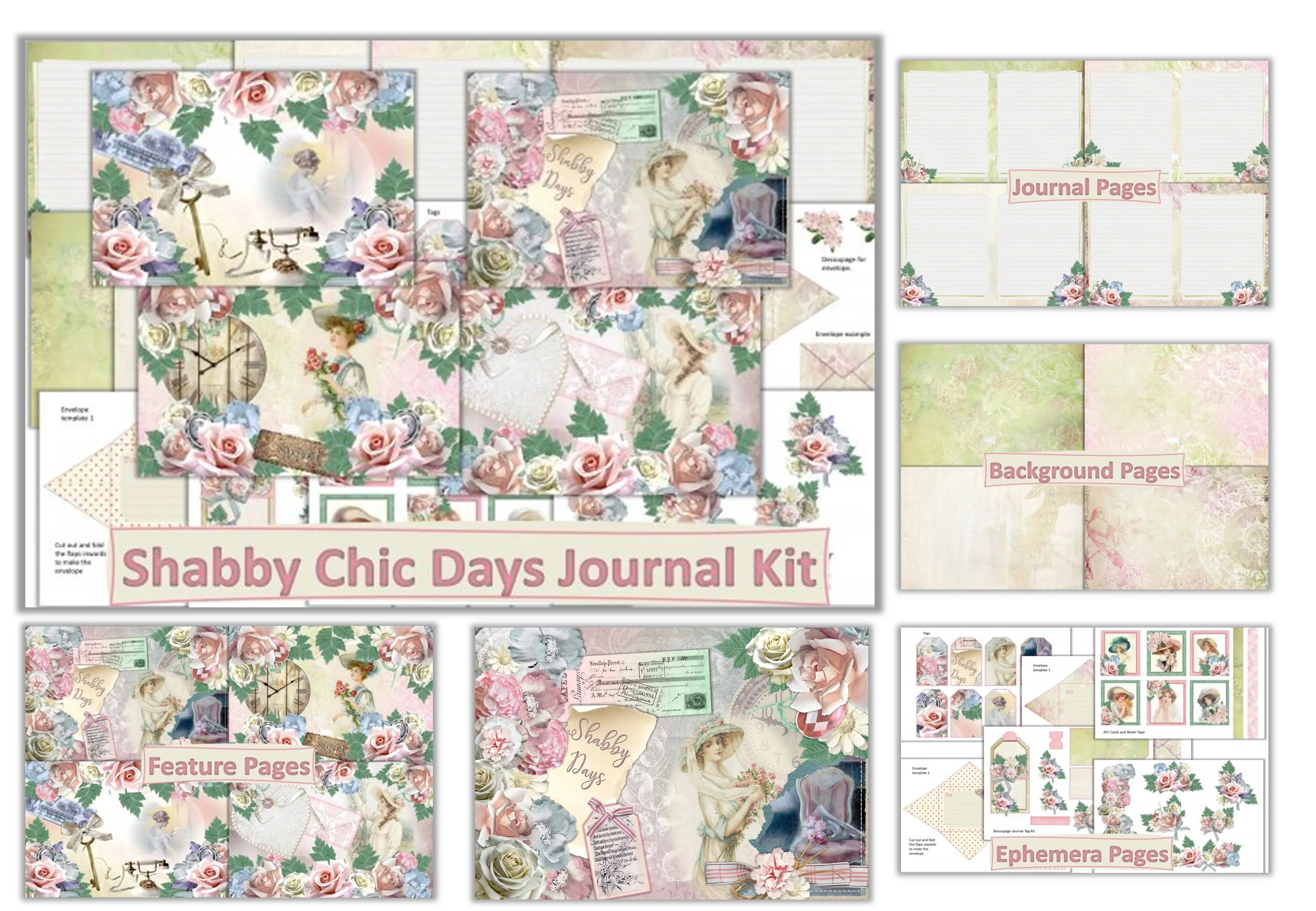 Shabby Chic Free Clipart Bundle - CraftNest - Digital Crafting and Art