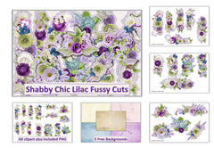 Shabby Chic Botanicals Fussy Cuts Clipart Bundle - CraftNest - Digital Crafting and Art