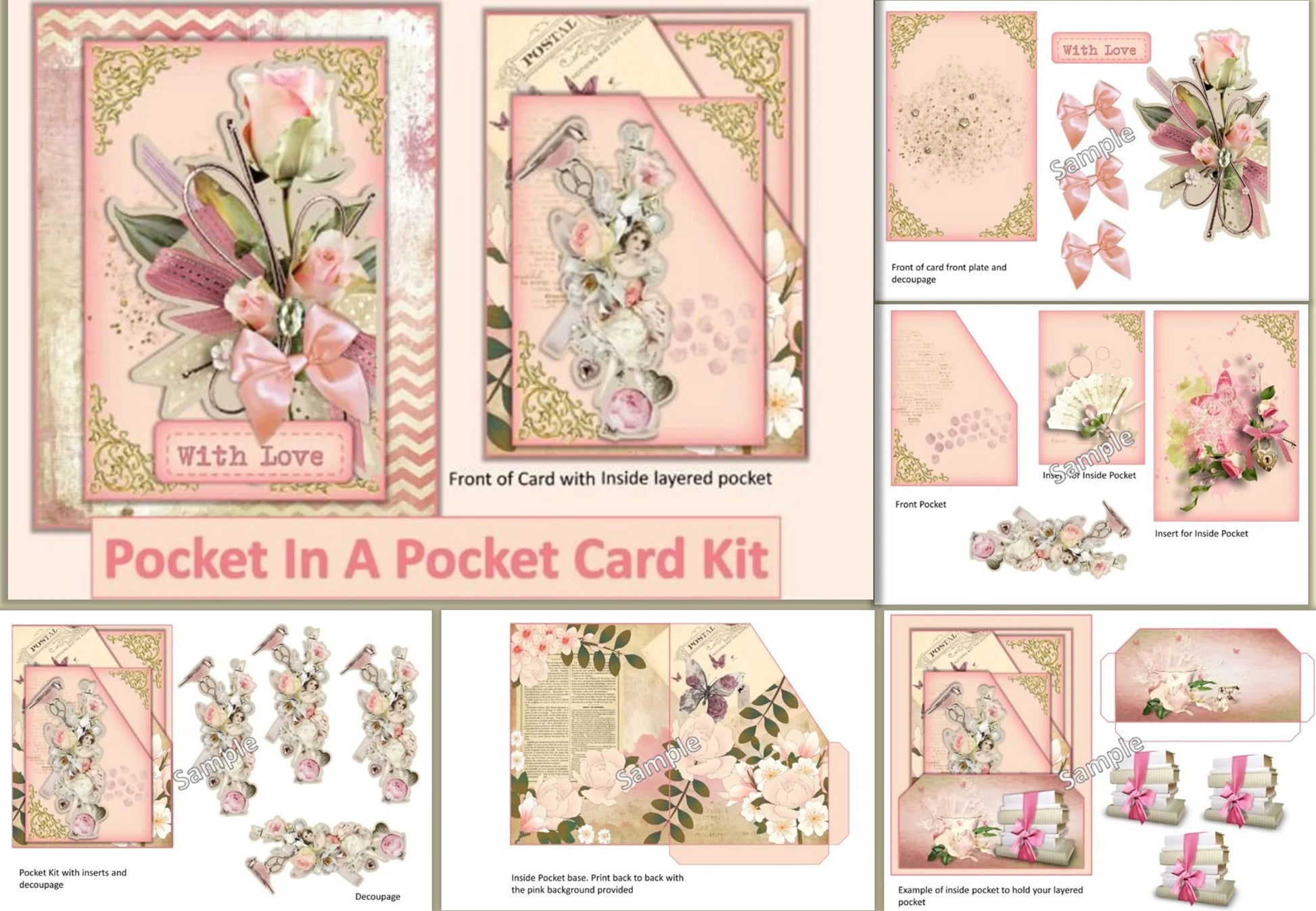 Pocket Card Making Junk Journal Bundle - CraftNest - Digital Crafting and Art