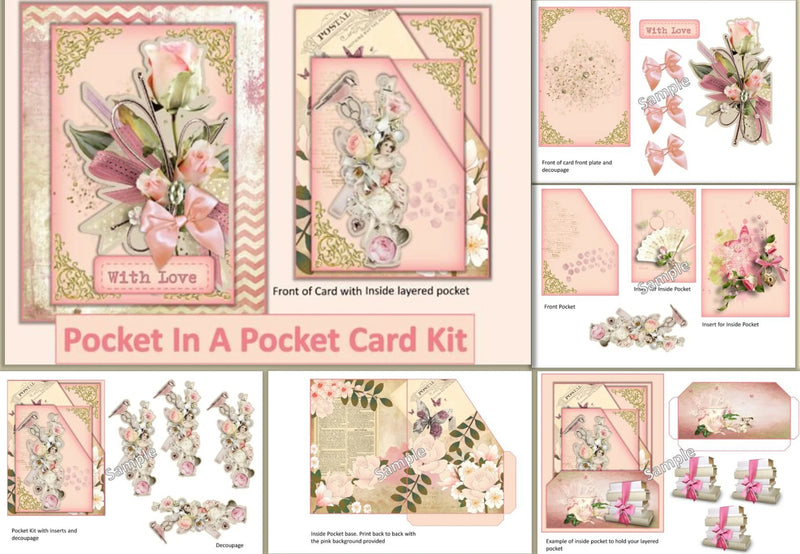Pocket Card Making Junk Journal Bundle - CraftNest - Digital Crafting and Art