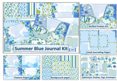 Summer Blue Clipart Bundle - CraftNest - Digital Crafting and Art