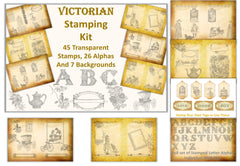 Victorian Stamping Clipart Bundle - CraftNest - Digital Crafting and Art