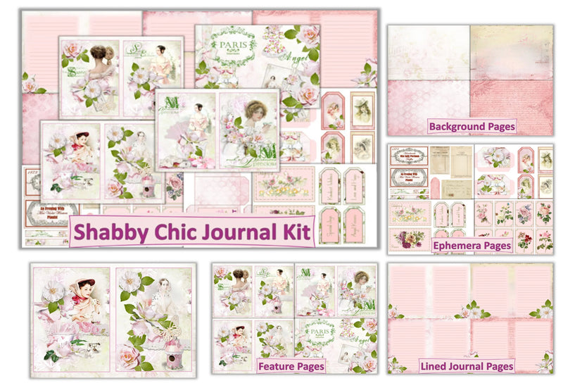 Sweet Shabby Chic Clipart Bundle - CraftNest - Digital Crafting and Art