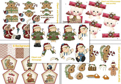 Christmas Backgrounds Clipart Bundle - CraftNest - Digital Crafting and Art