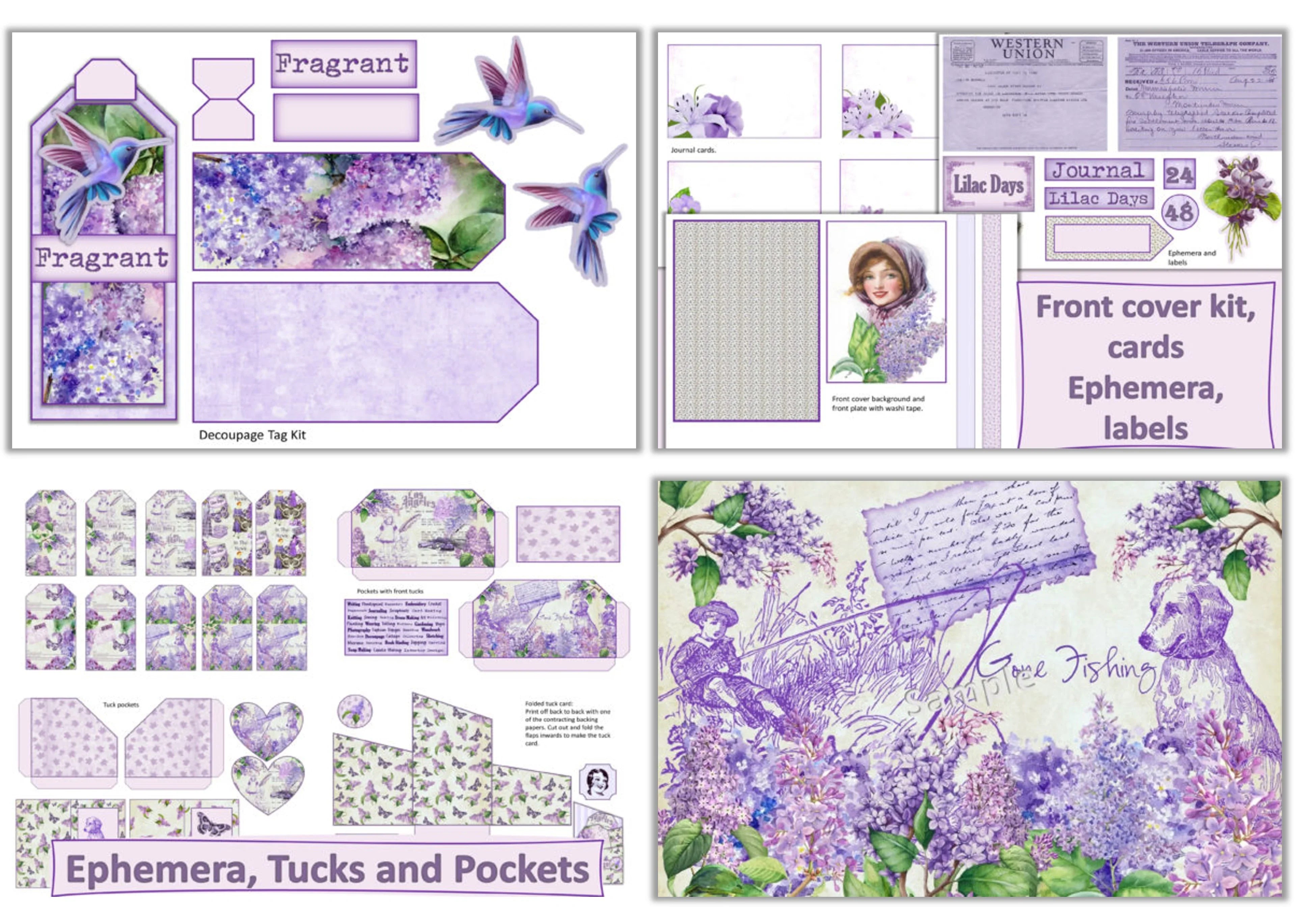 Lilac Days Clipart Bundle - CraftNest - Digital Crafting and Art
