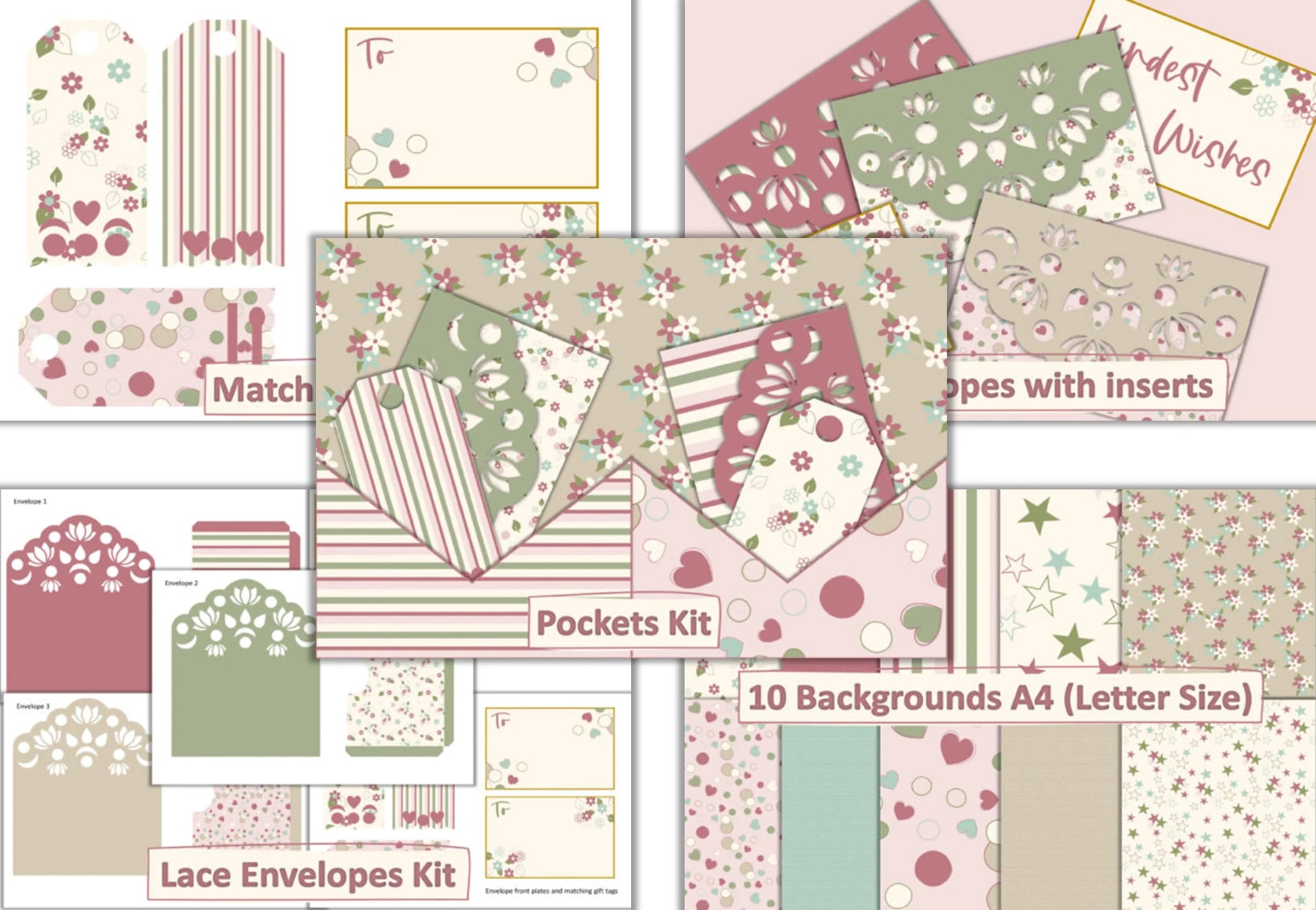 Envelopes and Tags Clipart Bundle - CraftNest - Digital Crafting and Art