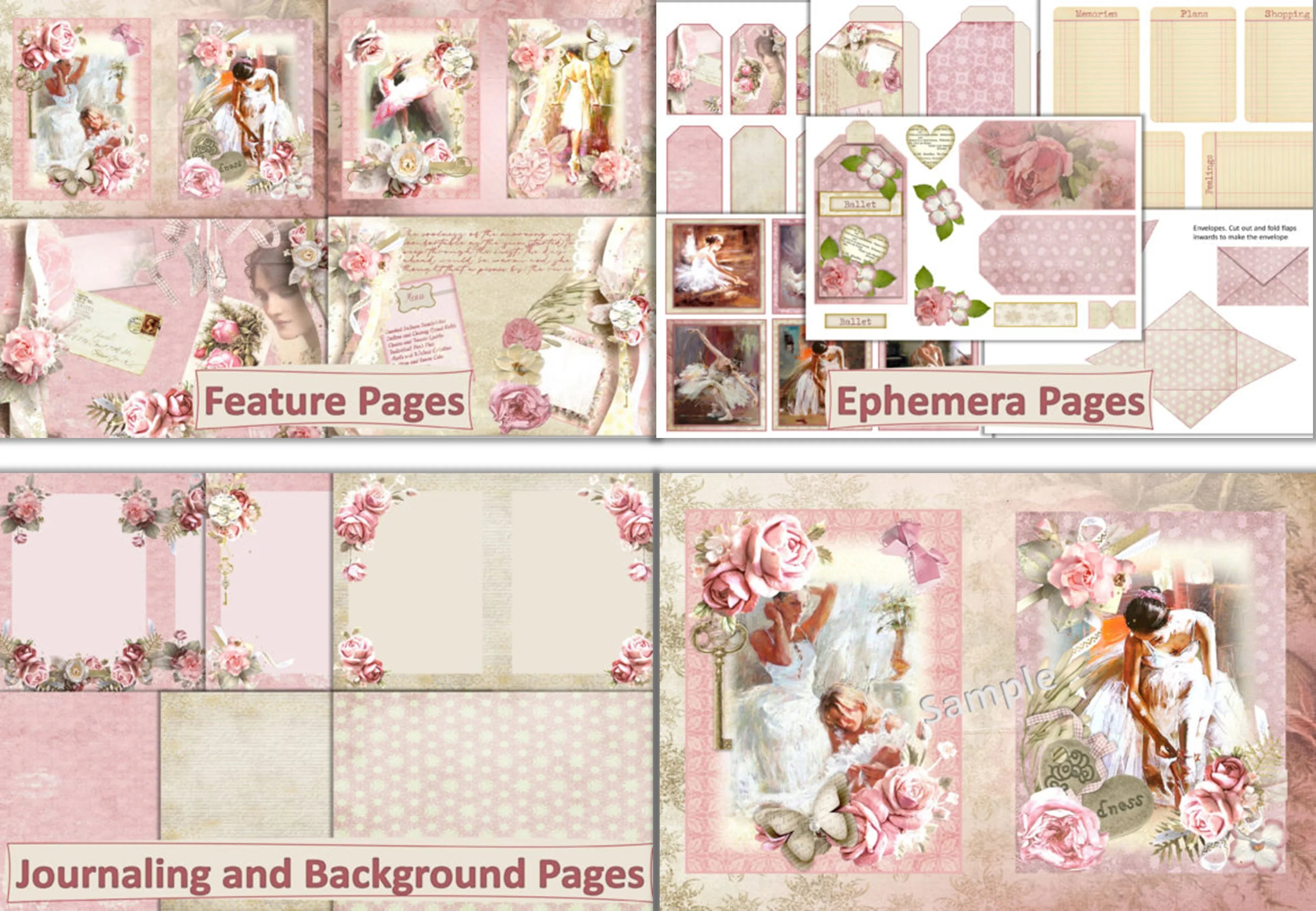 Ballet Themed Clipart Bundle - CraftNest - Digital Crafting and Art