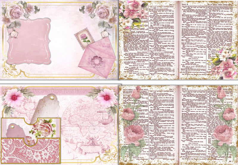 Grunge Roses Clipart Bundle - CraftNest - Digital Crafting and Art