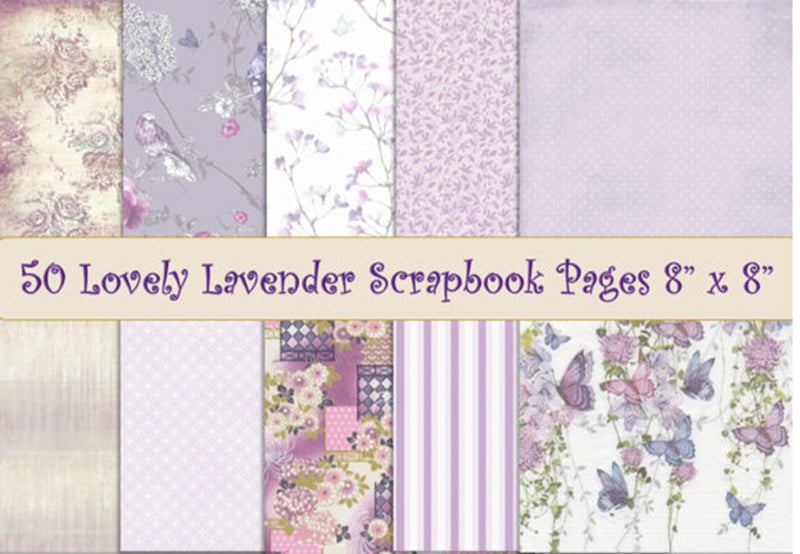 Lilac Papers and Junk Journal Clipart Bundle - CraftNest - Digital Crafting and Art