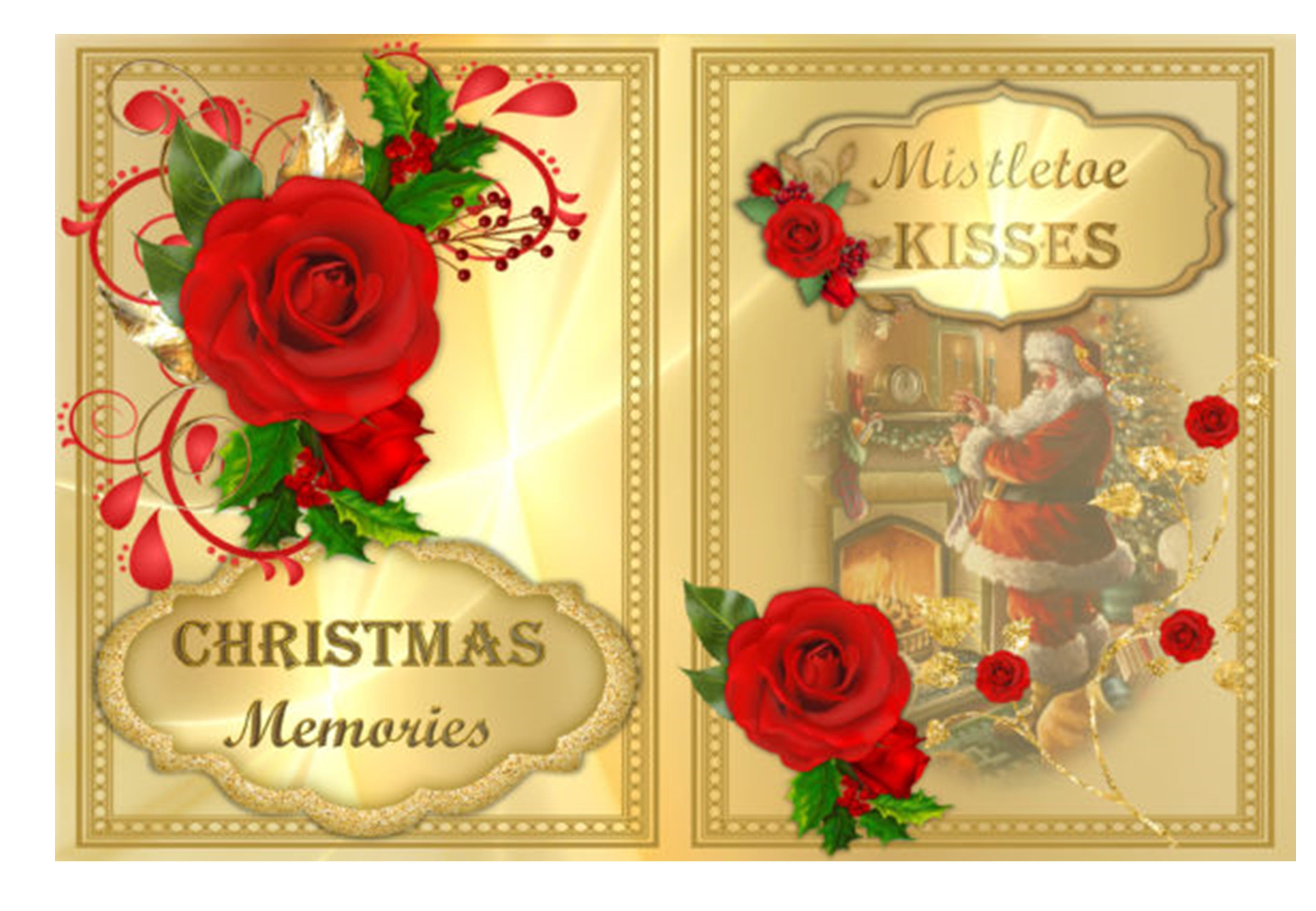 Christmas Backgrounds Clipart Bundle