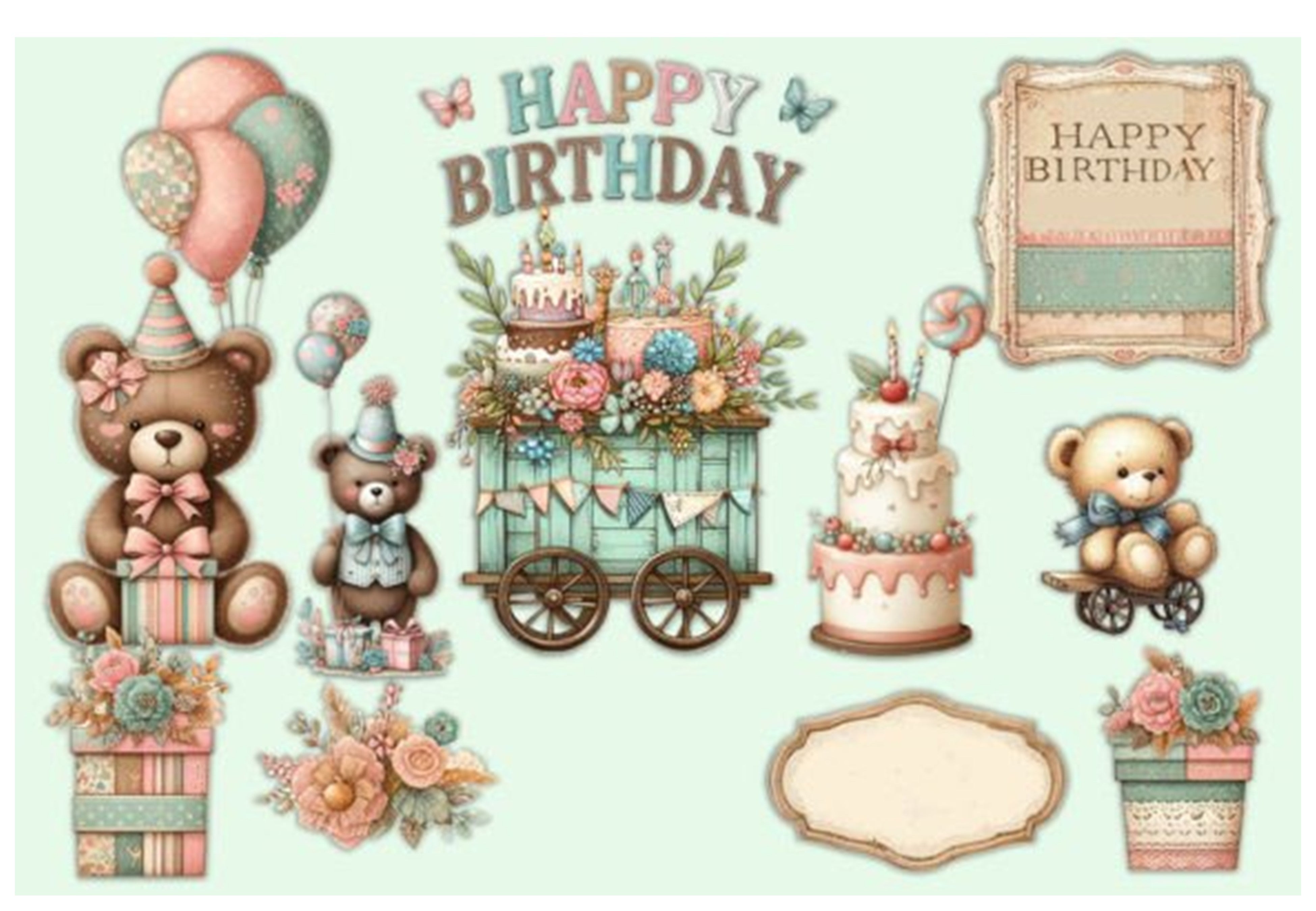 Birthday Boy Clipart Bundle