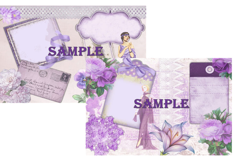 Art Deco Ladies Backgrounds Junk Journal Bundle - CraftNest - Digital Crafting and Art