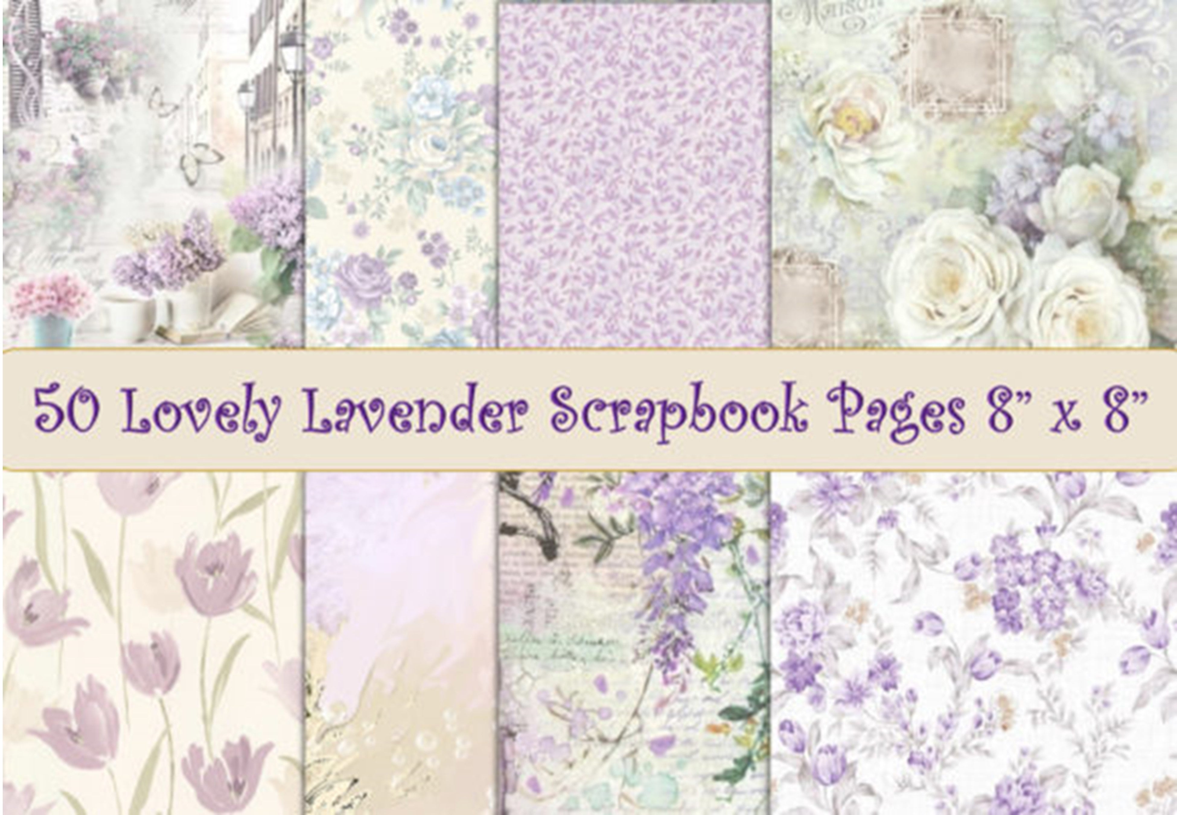 Lilac Papers and Junk Journal Clipart Bundle - CraftNest - Digital Crafting and Art