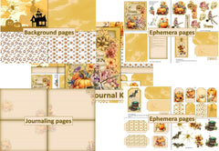 Halloween Junk Journal Clipart Bundle - CraftNest - Digital Crafting and Art