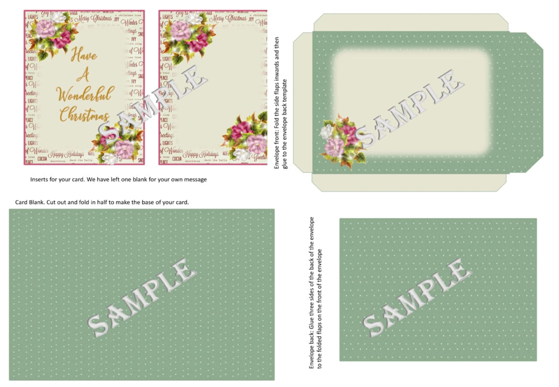 Christmas Card SVG Bundle - CraftNest - Digital Crafting and Art