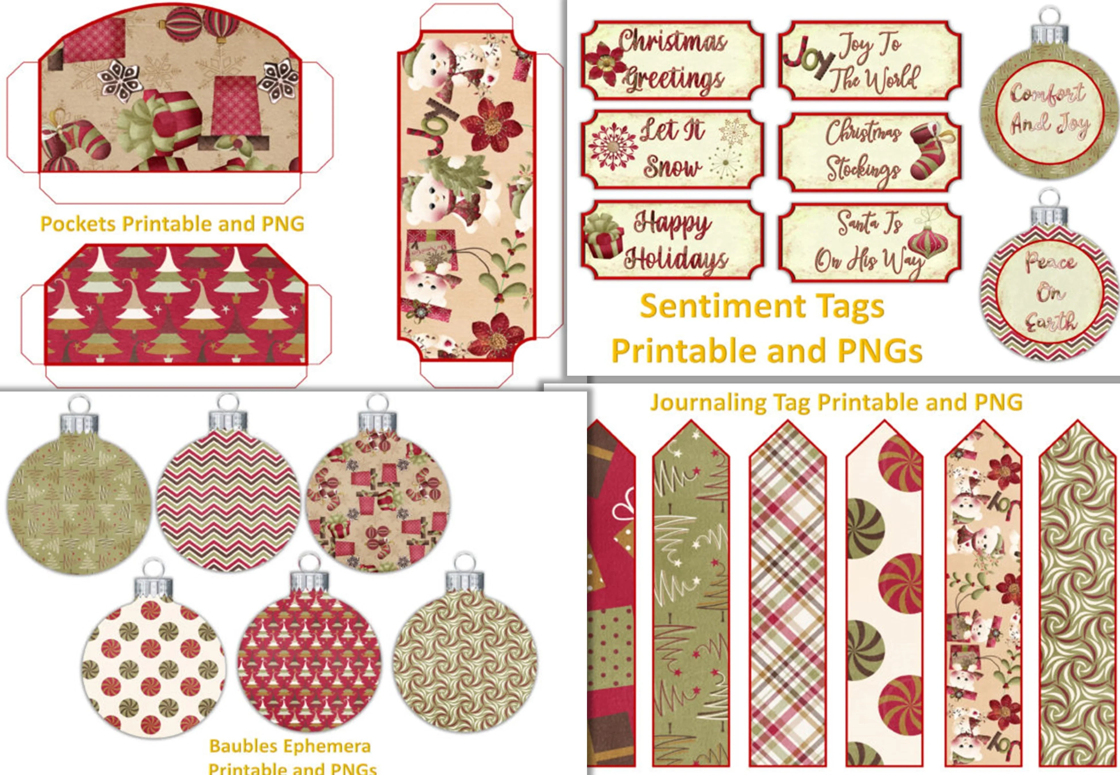 Christmas Clipart Bundle - CraftNest - Digital Crafting and Art