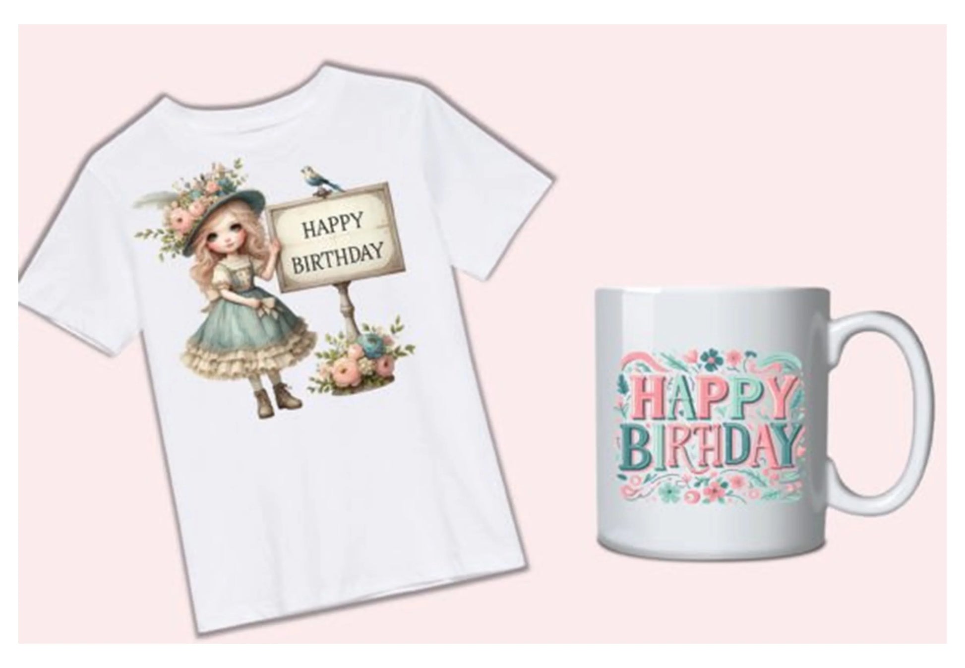 Birthday Girl Clipart Bundle - 22 Pieces - CraftNest - Digital Crafting and Art