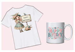 Birthday Girl Clipart Bundle - 22 Pieces - CraftNest - Digital Crafting and Art